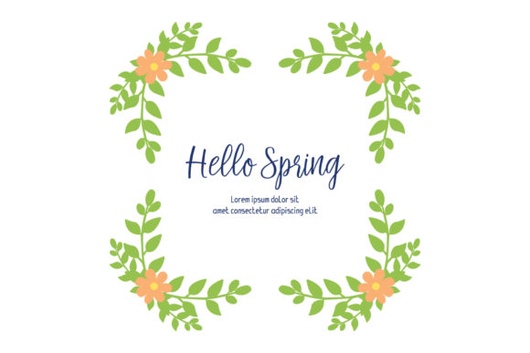 Elegant Hello Spring Cards Decoration: Welcoming the Season with Style