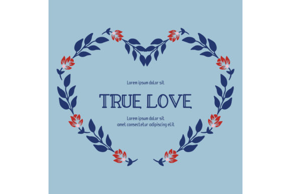 Elegant Poster Design for True Love