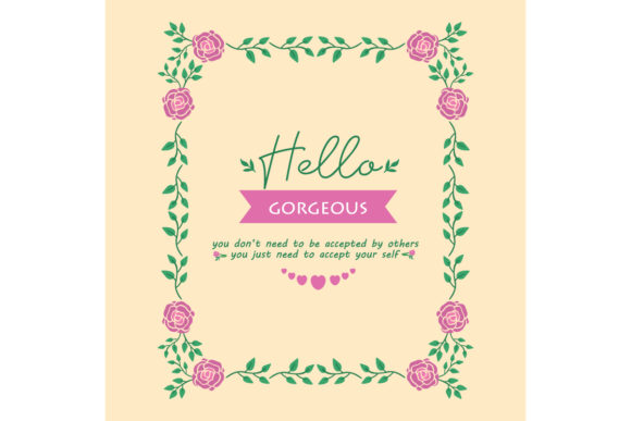 Embrace Elegance with the Unique Hello Gorgeous Card Concept