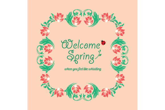 Embrace the Season with Beautiful Welcome Spring Poster Decor