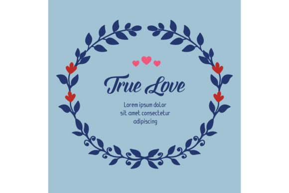 Embracing Elegance: The Allure of True Love Template Card Design