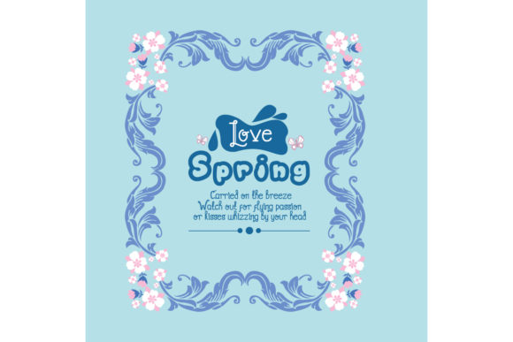 Embracing the Beauty of Simple Love Spring Greeting Card Design