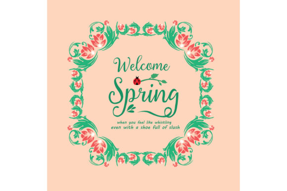 Embracing the Season: A Closer Look at the Beautiful Welcome Spring Card Concept
