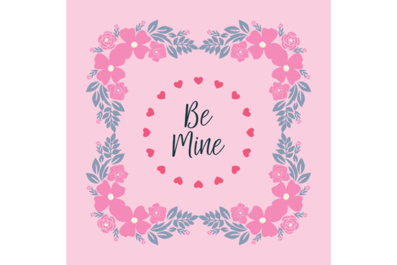 Explore the Charm of Lettering Style Be Mine Unique