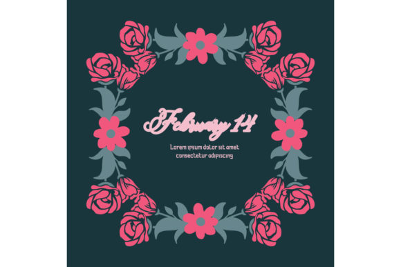 Modern 14 February Card Wallpaper Design: A Blend of Vintage and Contemporary Elegance
