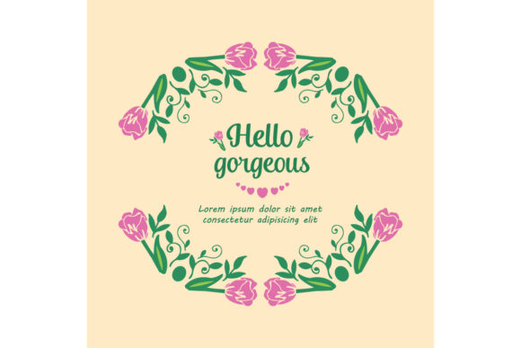 Modern Hello Gorgeous Card Design: A Fresh and Stylish Greeting for Every Occasion