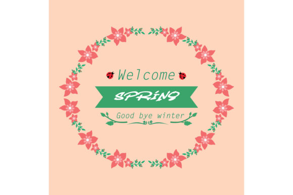 Simple Welcome Spring Card Design: A Fresh Start for Your Greetings