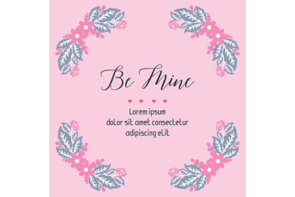 Sweet Frame for Card Decor Be Mine: A Charming Addition to Your Valentine's Day