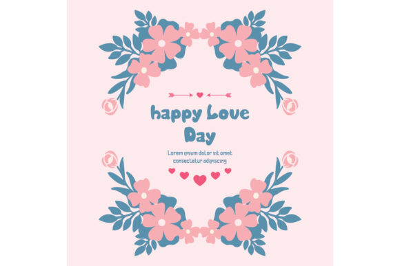 Unique Decor for Happy Love Day Cards