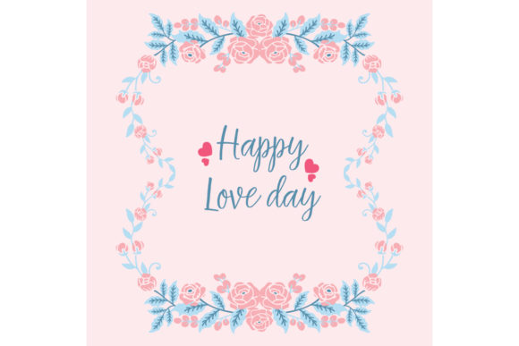 Unique Happy Love Day Invitation Card: A Blend of Elegance and Nature